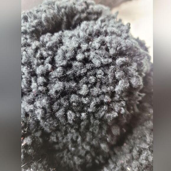 Crocs Women's Nadia Pull On Boot Size 6 Black Rubber Faux Fur Fleece Comfy Light - Picture 7 of 9